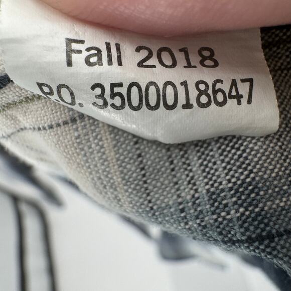 Carhartt Relaxed Fit 100% Cotton Men's Navy Plaid Shirt 2XL Fall 2018 Button-Up - Picture 7 of 12